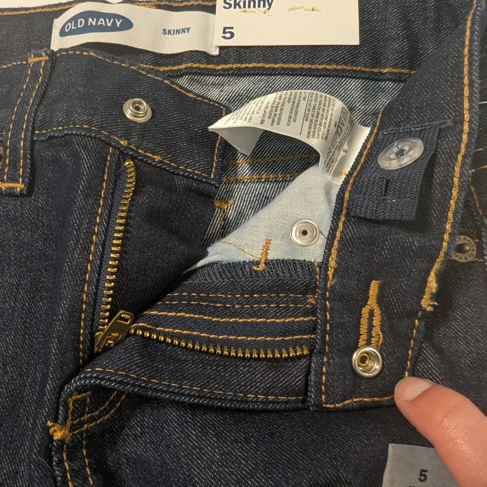 Old Navy Boy's Skinny Blue Jeans Size 5